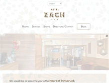 Tablet Screenshot of hotel-zach.at